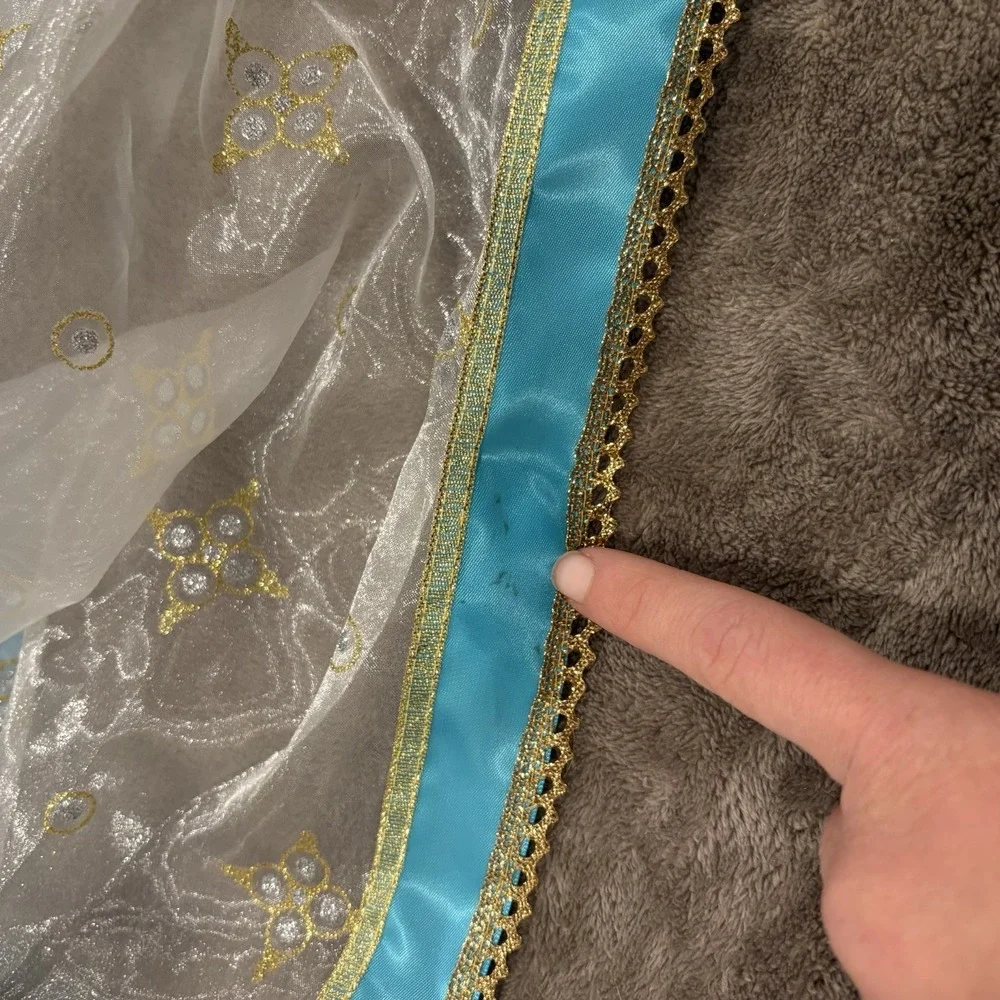 Princess Jasmine Disney Girls Dress Up‎ Cosplay Costume Scarf Wrap Accessory